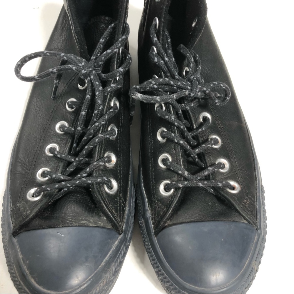 Converse Chuck Taylor All Star Mono Leather High Top, size 9M or 11W - Picture 6 of 9